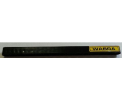 Technic, Liftarm 1 x 15 Thick with Black 'WABRA' on Yellow Background Pattern (Sticker) - Set 8258