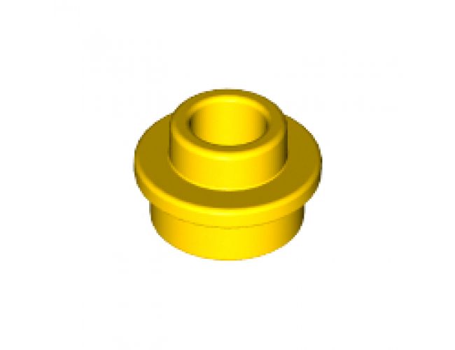 Plate, Round 1 x 1 with Open Stud