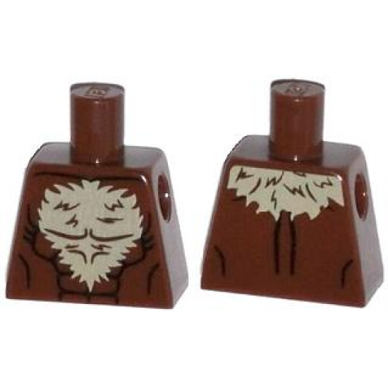 Torso Batman Bat with Tan Fur Pattern