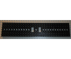 Train Base 6 x 28 with 11 Round Holes Each End