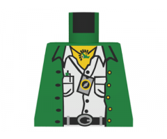 Torso Adventurers Jungle Jacket, White Shirt, and Necklace Pattern