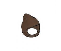 Minifigure, Headgear Hood Farmer's Cowl