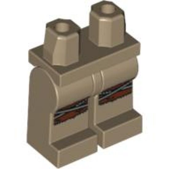 Hips and Legs with Tattered Knees Pattern