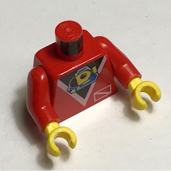 Torso Divers Submarine Logo Pattern / Red Arms / Yellow Hands