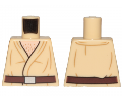 Torso SW Tunic, Dark Brown Belt and Hairy Chest Pattern (Wuher)