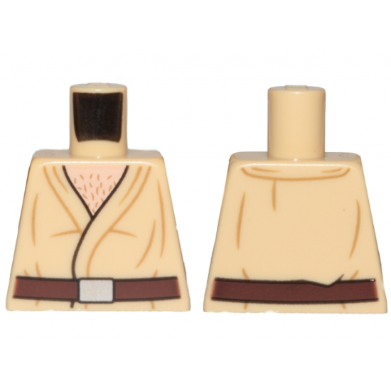 Torso SW Tunic, Dark Brown Belt and Hairy Chest Pattern (Wuher)