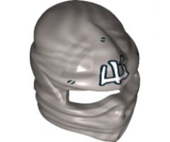 Minifigure, Headgear Ninjago Wrap with White Ninjago Logogram 'Ice' Pattern (Zane)