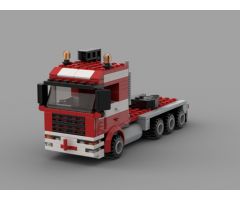 Old Volvo truck (city scale)