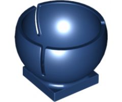 Cylinder Hemisphere 3 x 3 Ball Turret Socket with 2 x 2 Base