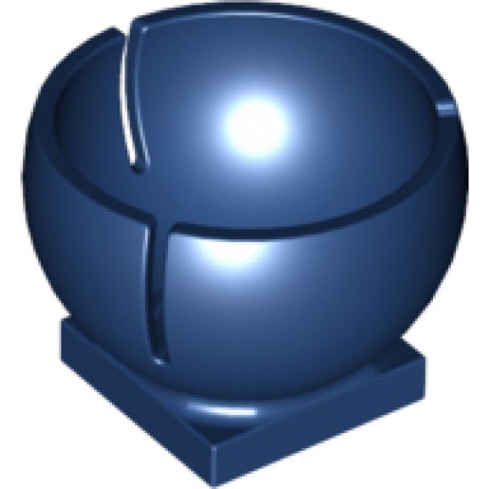 Cylinder Hemisphere 3 x 3 Ball Turret Socket with 2 x 2 Base