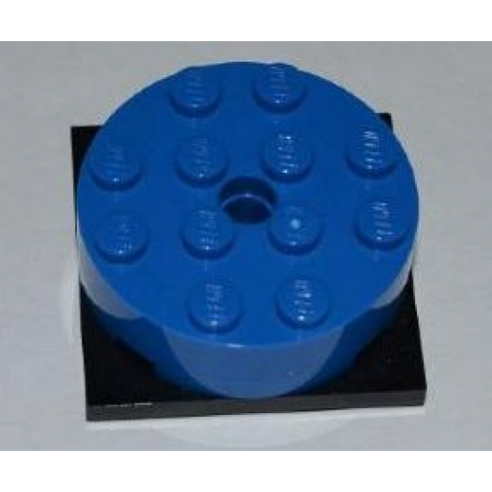 Turntable 4 x 4 x 1 1/3 Top with Black Square Base, Locking (87081 / 61485)