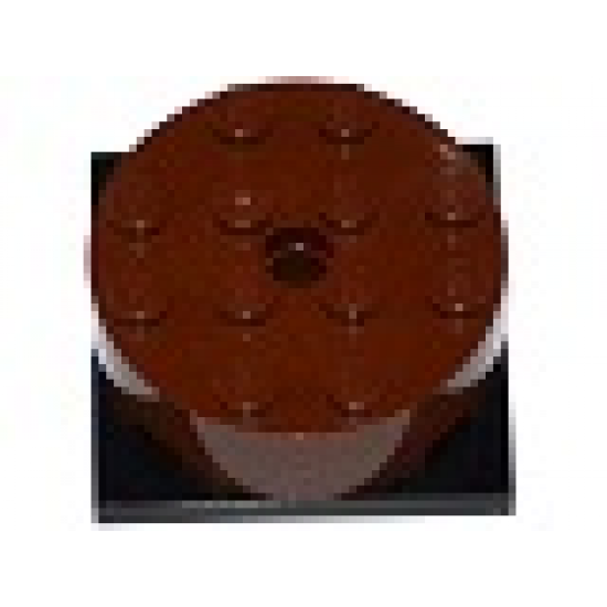 Turntable 4 x 4 x 1 1/3 Top with Black Square Base, Locking (87081 / 61485)