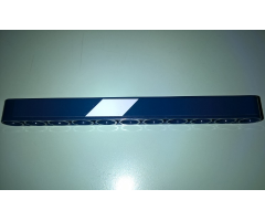 Technic, Liftarm 1 x 11 Thick with White Stripe Pattern Model Right Side (Sticker) - Set 41999