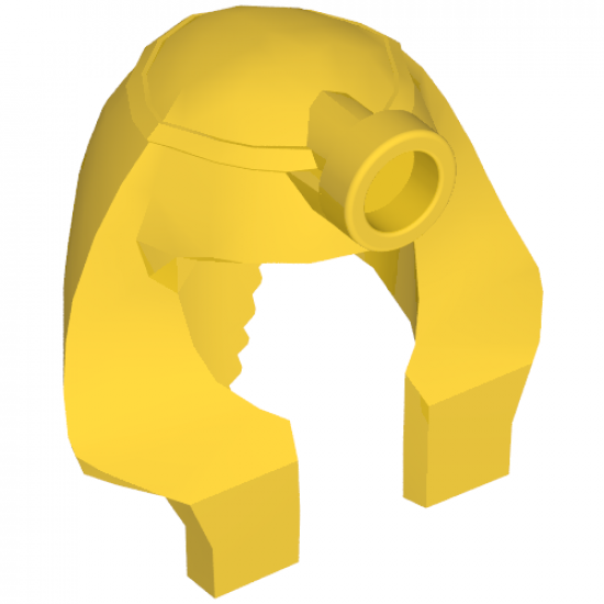 Minifigure, Headgear Headdress Mummy, Squarer Inside Front Stud, Split Inside Stud Receptacle
