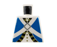 Torso Pirate Imperial Soldier Pattern (Blue)