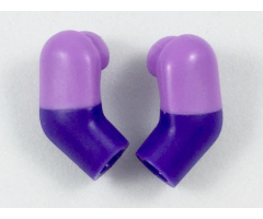 Arm, (Matching Left and Right) Pair with Medium Lavender Short Sleeves Pattern