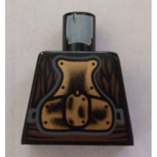 Torso SW Gold Body Armor Pattern (Lando Calrissian - Skiff Guard)