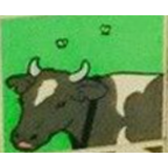 Duplo, Tile 2 x 2 x 1 with Farming Mosaic Picture 11 Pattern (Set 9220)