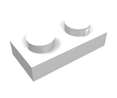 Electric Plate 1 x 2 with Contacts