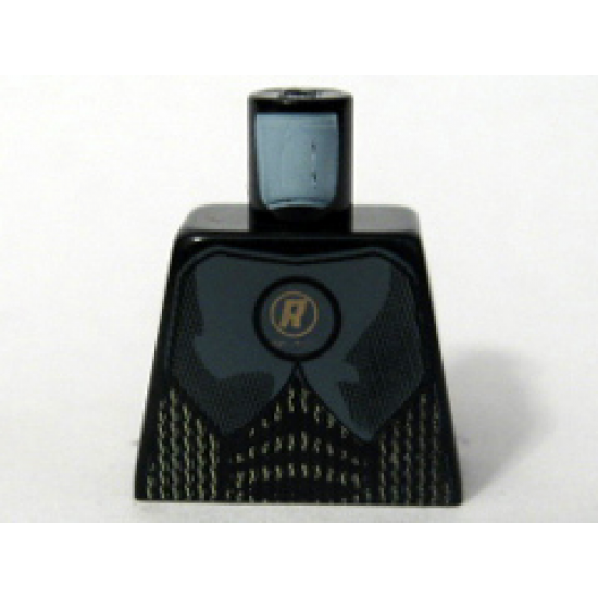 Torso Speed Racer with Gold 'R' in Circle and Chest Armor Pattern
