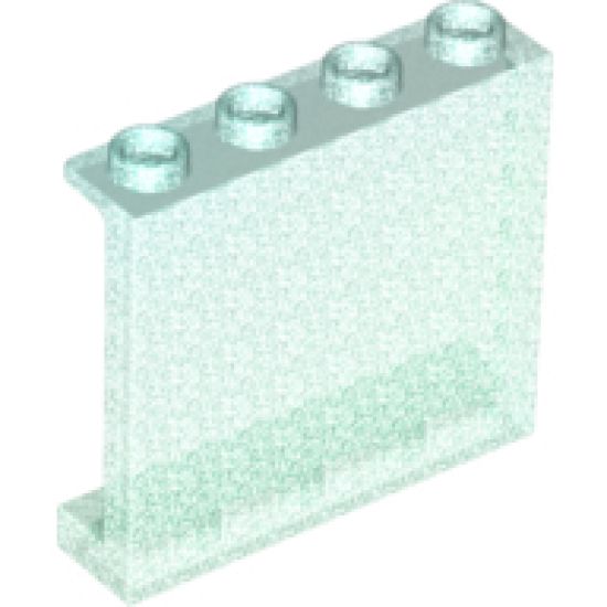Panel 1 x 4 x 3 with Side Supports - Hollow Studs