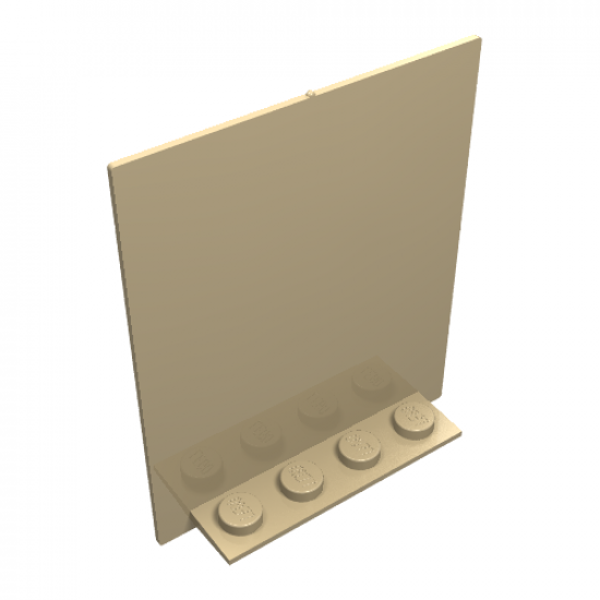 Door 2 x 5 x 5 Swivel, Flat Base