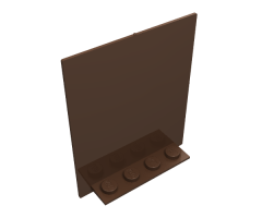 Door 2 x 5 x 5 Swivel, Flat Base