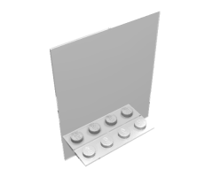 Door 2 x 5 x 5 Swivel, Flat Base