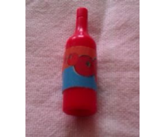 Scala Accessories Bottle Wine, Label with Tomatoes Pattern (Sticker) - Set 3149