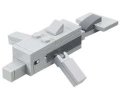 Minecraft Dolphin - Brick Built