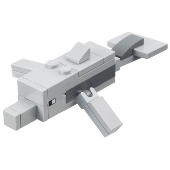 Minecraft Dolphin - Brick Built