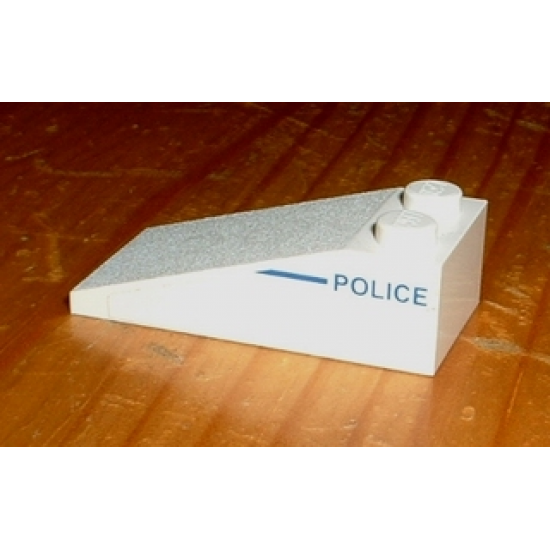 Slope 18 4 x 2 with 'POLICE' Right of Line Pattern (Sticker) - Set 1376