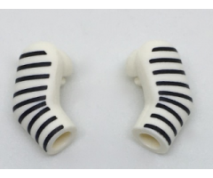 Arm, (Matching Left and Right) Pair with 9 Black Stripes Pattern