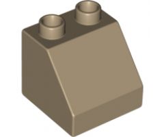 Duplo, Brick 2 x 2 x 1 1/2 Slope 45