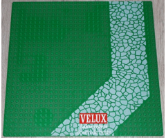 Baseplate, Road 32 x 32 with Driveway with Light Gray Cobblestones and VELUX Logo Pattern - Set 6374-2