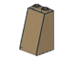 Slope 75 2 x 2 x 3 (Undetermined Stud Type)