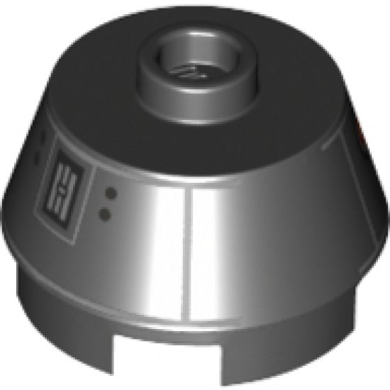 Cone 2 x 2 Truncated with SW Astromech Droid (U5-GG) Pattern