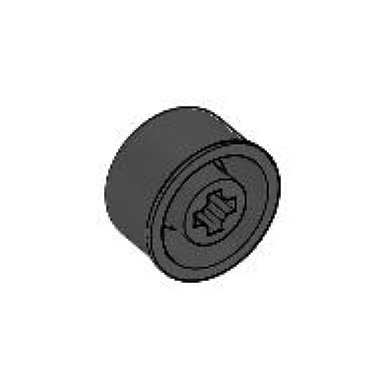 Wheel Small Wide Hard Plastic Slick, Hole Notched for Wheels Holder Pin