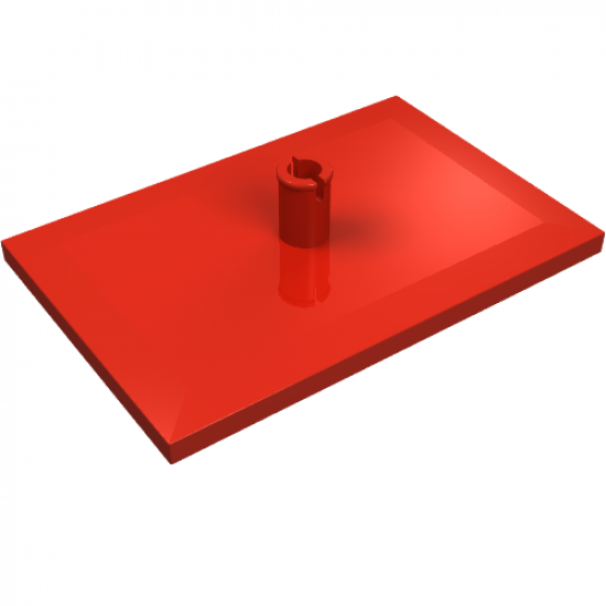 Train Bogie Plate (Tile, Modified 6 x 4 with 7mm Pin)