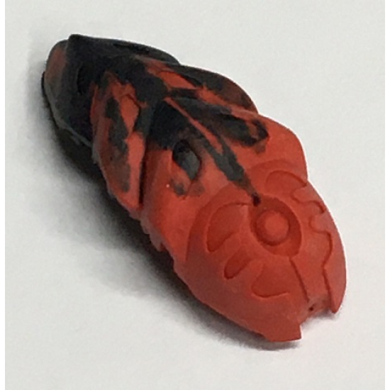 Bionicle Rahkshi Kraata Stage 3 (list head color, describe the rest)
