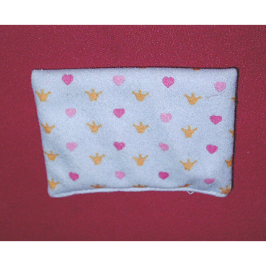 Duplo, Cloth Mattress with Hearts and Crowns Pattern