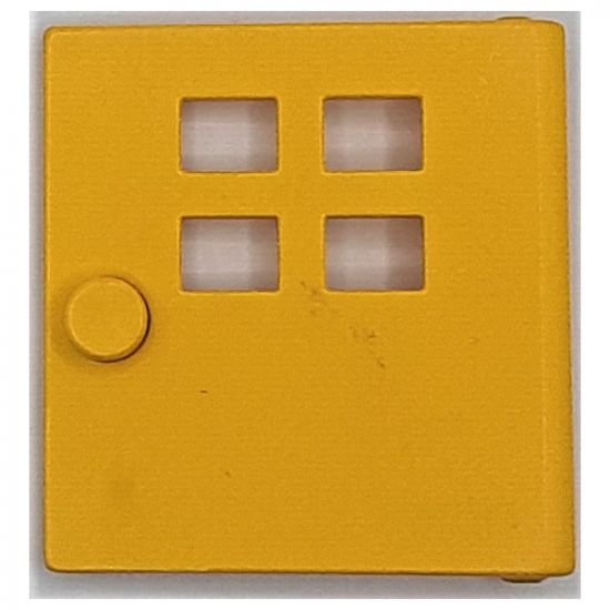 Duplo, Building Door / Window Pane with Four Windows Narrow