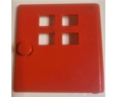 Duplo, Building Door / Window Pane with Four Windows Narrow