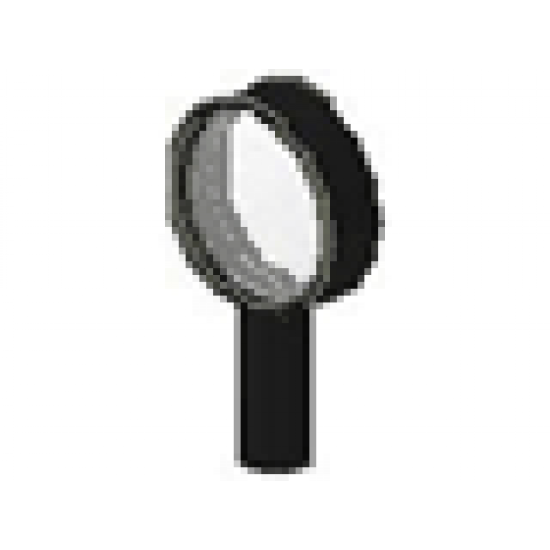 Minifigure, Utensil Magnifying Glass with Trans-Clear Lens (Undetermined Frame and Handle Type)