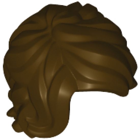 Minifigure, Hair Mid-Length Tousled with Side Part