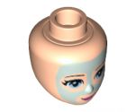 Mini Doll, Head Friends with Light Blue Eyes, Pink Lips and Light Aqua Beauty Mask Pattern