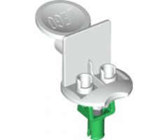 Sports Minifigure Stand Soccer with Spring and Green Pin