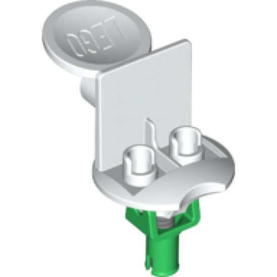 Sports Minifigure Stand Soccer with Spring and Green Pin