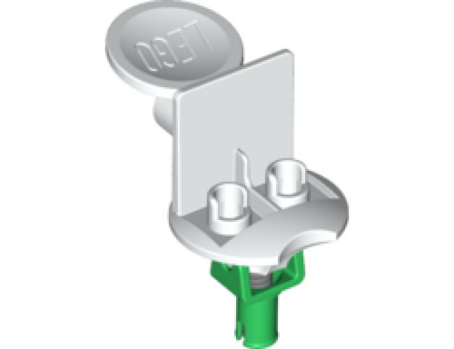Sports Minifigure Stand Soccer with Spring and Green Pin