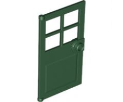 Door 1 x 4 x 6 with 4 Panes and Stud Handle